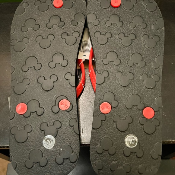 Disney Parks Minnie Mouse flip flops size 10 - Picture 2 of 3